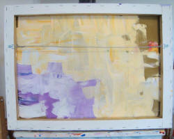 back of painting