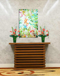 tropical art painting