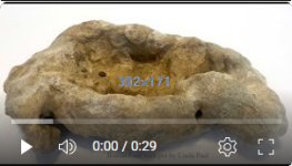 video of faux rock bonsai pot