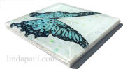 side view butterfly tile