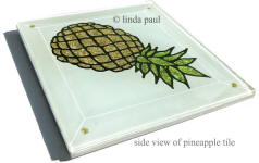 side view of pineapple tile