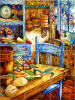 French Country Kitchen tile backsplash