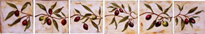 olives border tiles