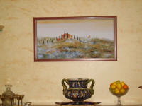 framed art tuscany