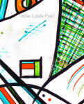 close up of Picasso style fish painting