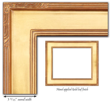 high quality gold leaf frame