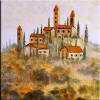 tuscany hill town tile