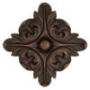 rachels flower metal tile in copper antique patina