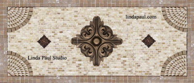 custom 30 x 13 rachel's flower Medallion