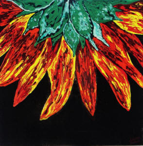 sunflower decor art painting