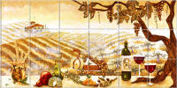 kitchen backsplash vineyard