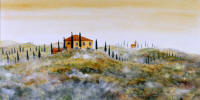 beautiful landscape paintings of Tuscany