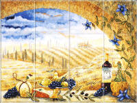 kitchen backsplash- Tuscany Window