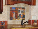 French kitchen tile murasl