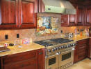 Install Louisiana kitchen mural