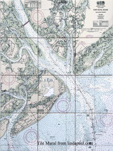 port royal nautical map tiles