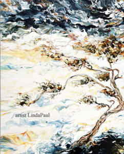 in the wind abstract tree painting