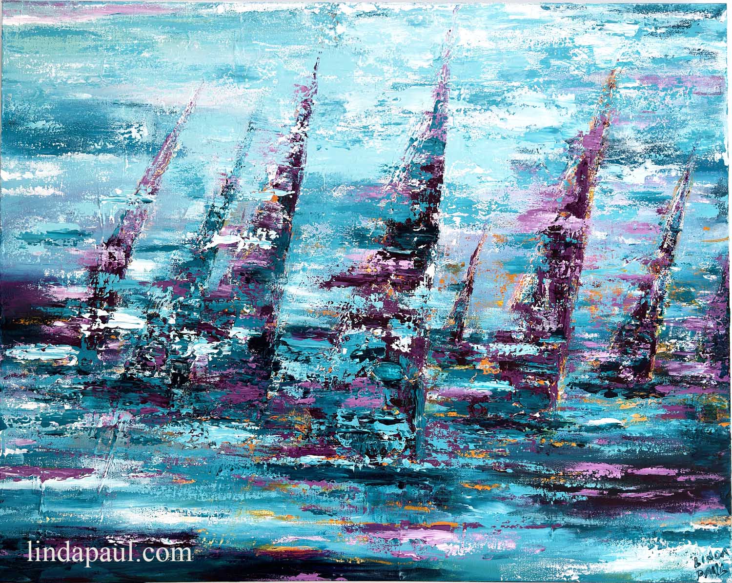 Painting on Canvas With Numbers Boat on the Ocean Acrylic Painting Canvas  for Adults Easy Acrylic Painting for Beginners 