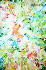 tropical rain forest abstract art painitng
