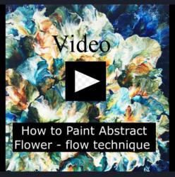 video how to paint abstract flower