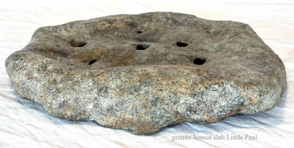 granite look bonsai slab