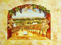 paintings of angels and vineyards