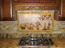 Kitchen Backsplash Tiles and Art for sale by Artist Linda Paul