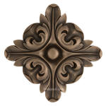 rachels' flower metal accent tile bronze