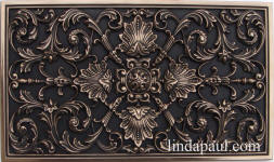 ravenna kitchen backsplash plaque bronze 