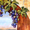 hanging grapes tile