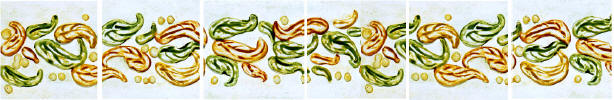 leaf border tiles