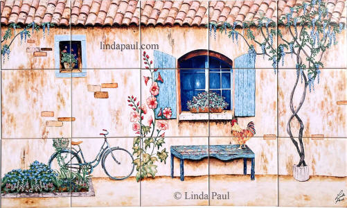 30 x 18 french county house mural