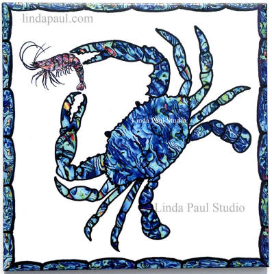 crab and shrimp tile