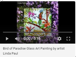 video birds of paradise painting